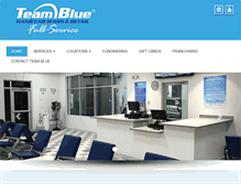 Tablet Screenshot of iloveteamblue.com